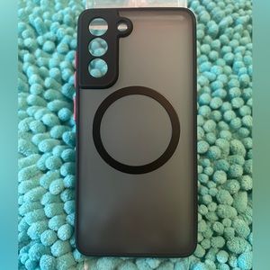 Black and Red Samsung 22 Pro Case